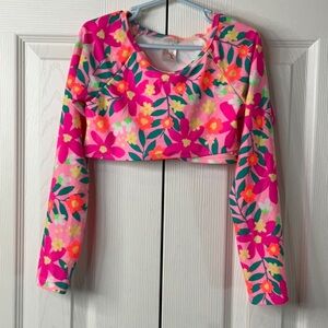 Cat & Jack Girls Cropped Long Sleeve Top Various Sizes